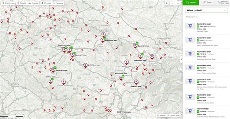 Mapa pobočiek MPL TRADING na Slovensku a v Českej republike