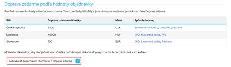 Prehľad možností dopravy a doručenia tovaru