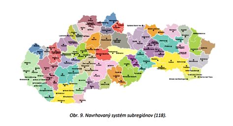 Mapa klientskych centier okresných úradov na Slovensku