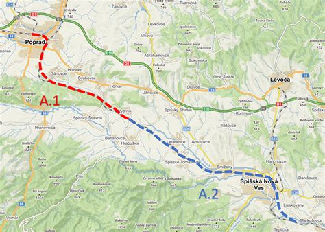 Mapa prvej železničnej trate v Bratislave