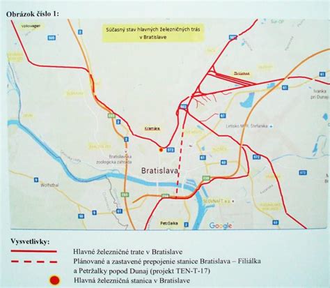 Schéma železničného uzla Bratislava