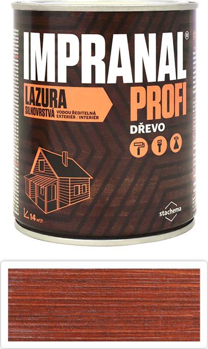 Aplikácia Impranal Profi na drevenom povrchu