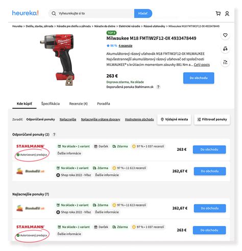 Certifikát autorizovaného predajcu DeWALT