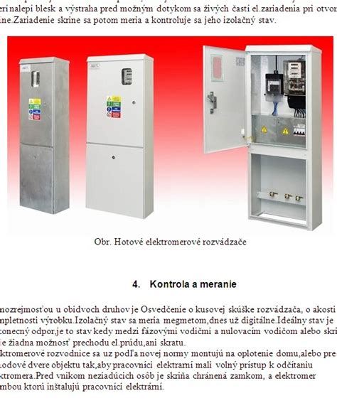 Rôzne možnosti umiestnenia a montáže elektromerových rozvádzačov