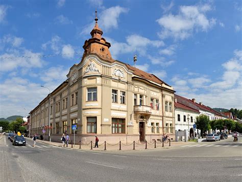 Historická budova mestského úradu Brezno