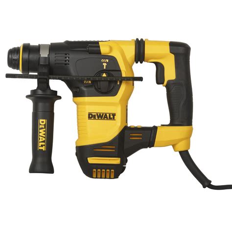 Detail rukoväte kombinovaného kladiva Dewalt s antivibračným systémom