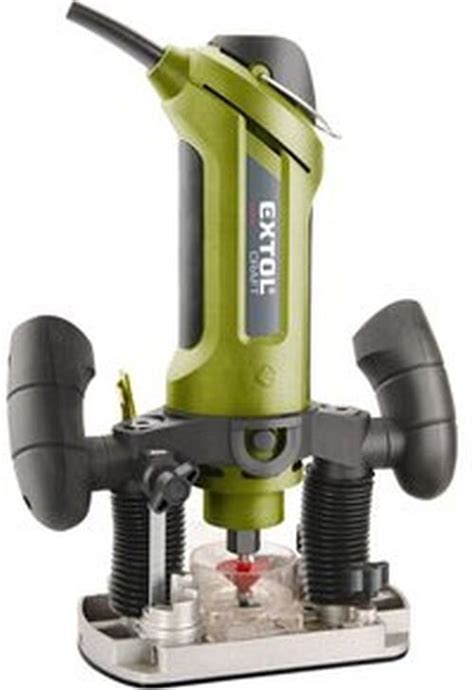 Technický nákres frézy Extol Craft 408010 s popismi dielov