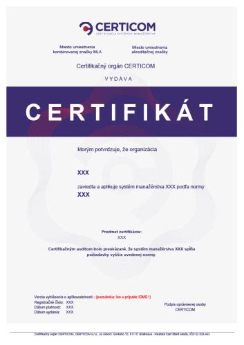 Ukážka certifikátu kvality pre PVC-U rúry