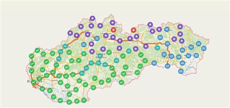 Mapa dopravnej siete a okolia Hornej Potône