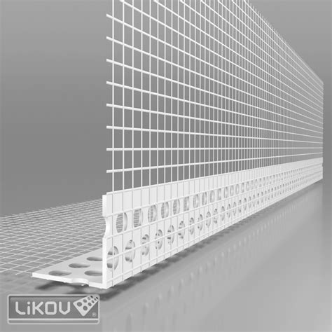 LK profil PVC so sklovláknitou sieťkou