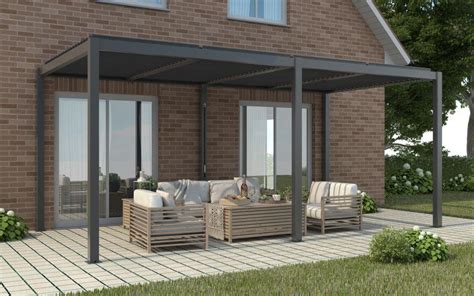 Bioklimatická pergola s naklápacími lamelami