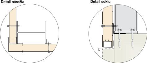 Detail sendvičového panelu použitého na opláštenie haly