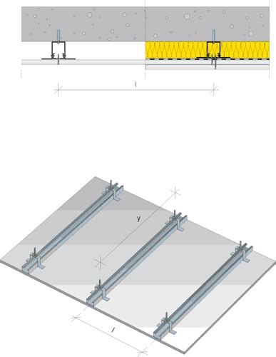 Detail kovovej konštrukcie sadrokartónového podhľadu