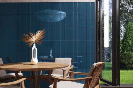 Vizualizácia obkladu Acapulco Blue v exteriéri