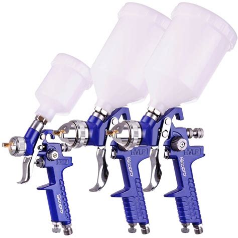 rozličné typy náplní do striekacích pištolí