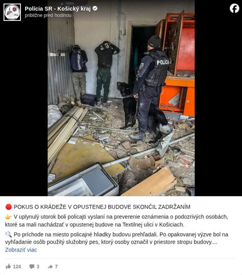 Policajné hliadky zabezpečujúce verejný poriadok v obci