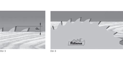 Detail nastavenia uhla pílového kotúča