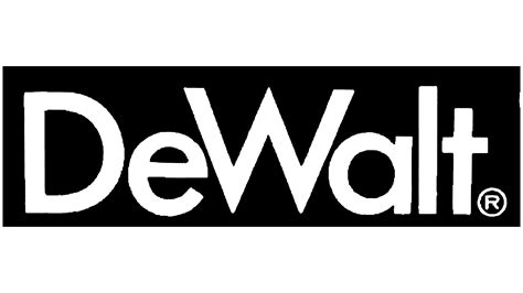 Logo a rôzne nástroje Dewalt