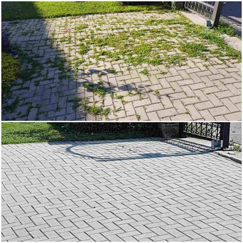 Ukážka rôznych farebných prevedení a typov betónovej dlažby v exteriéri