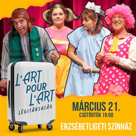 zábavné predstavenie L’art pour l’art na pódiu