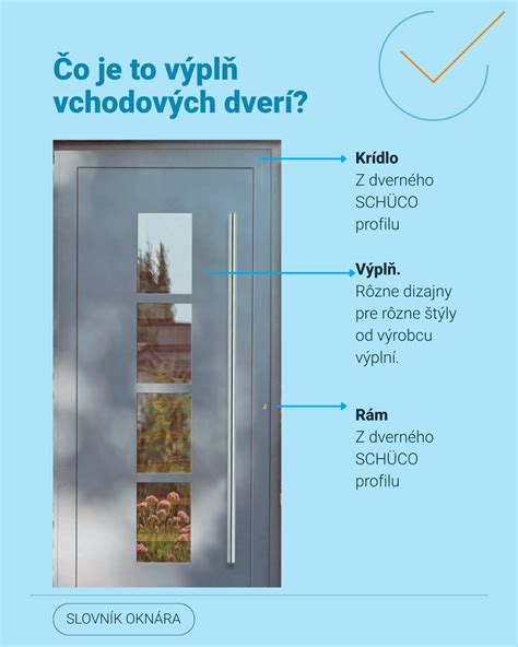 Rozmerový náčrt PVC vchodových dverí