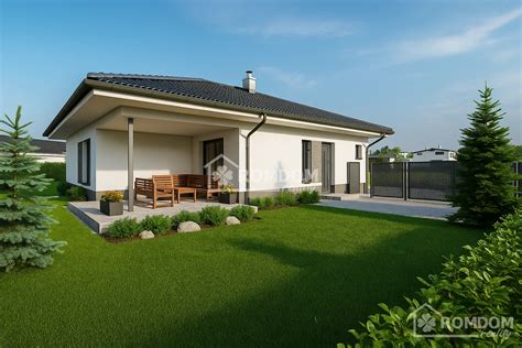 Moderný murovaný bungalov v záhradnej štvrti
