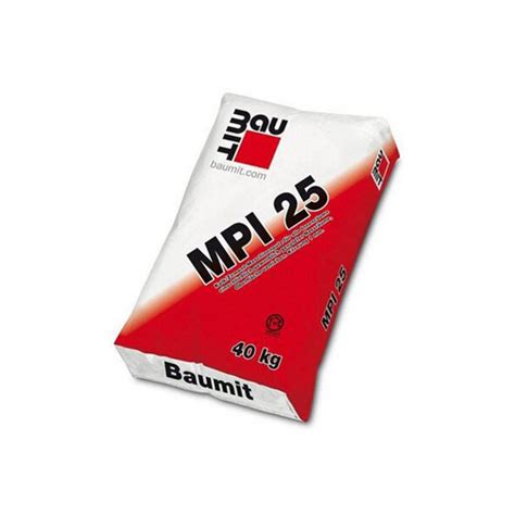 Vápennocementová omietka Baumit MPI 25 v 40 kg balení