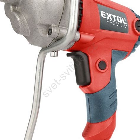 Ergonomický dizajn uhlovej brúsky Extol Premium 850W