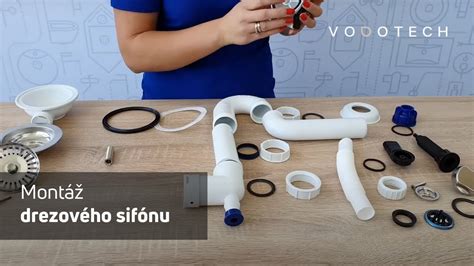 Montáž odtokového sifónu a prepadovej súpravy