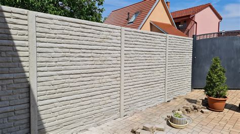 Vzory betónových plotov