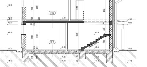 Detail debnenia pre monolitické schodisko