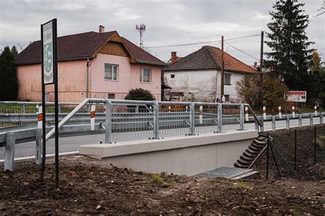 Vizuál plánovanej rekonštrukcie úseku cesty s vyznačenými mostami