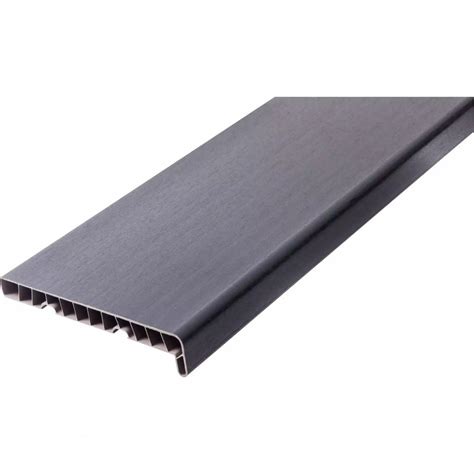 Produktový záber balkónovej koncovky PVC antracit