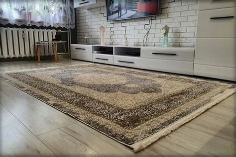 rôzne typy kobercov v obývačke
