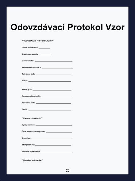 Protokol o odovzdaní bytu a vyúčtovanie