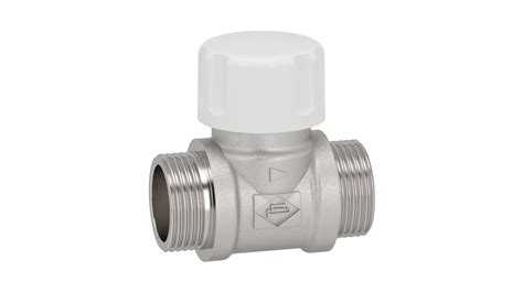 Detail mechanizmu otáčania gule v trojcestnom ventile