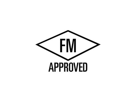 Logo certifikácie FM Approval pre strešné systémy