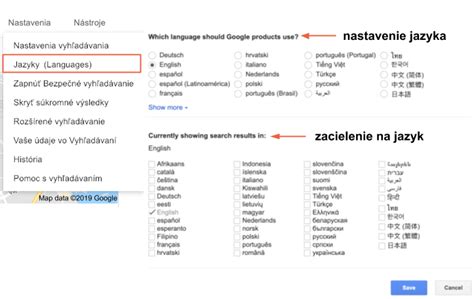 Nastavenie jazyka v Google Chrome
