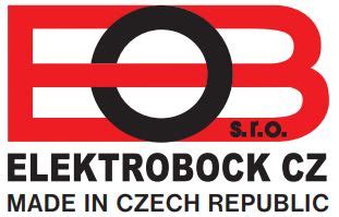 Produkty a logo značky Elektrobock