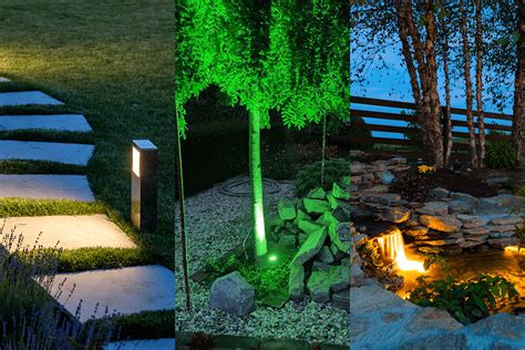 Moderné LED osvetlenie záhrady