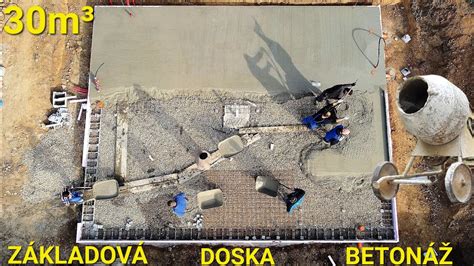 Schéma rozmerov podkladového betónu voči základovej doske