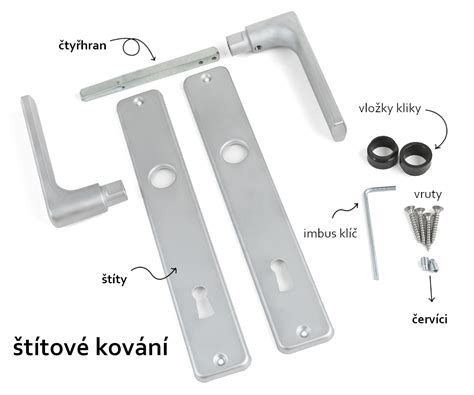 Štítové vs. rozetové kľučky - vizuálne porovnanie