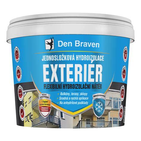 Schematické zobrazenie výhod hydroizolácie Den Braven