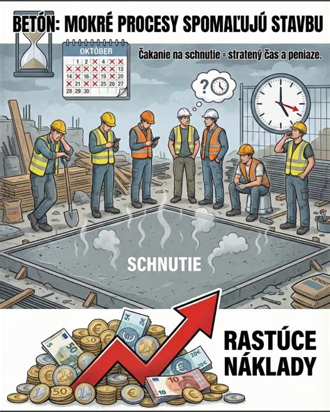 Priebeh výstavby: porovnanie mokrých a suchých procesov