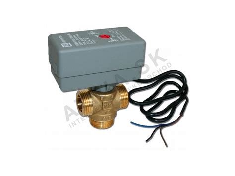 Trojcestný ventil s elektrickým pohonom