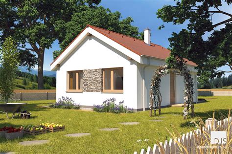 Projekt rodinného domu typu bungalov