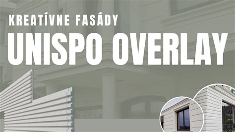 Príklad fasádneho obkladu Unispo OVERLAY na dome