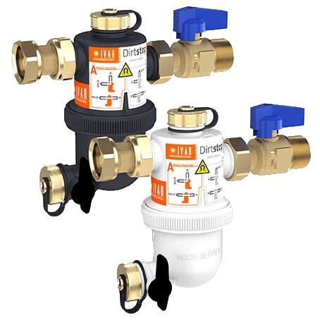 Detail magnetického filtra IVAR.DIRTSTOP® s patentovanou otočnou vložkou
