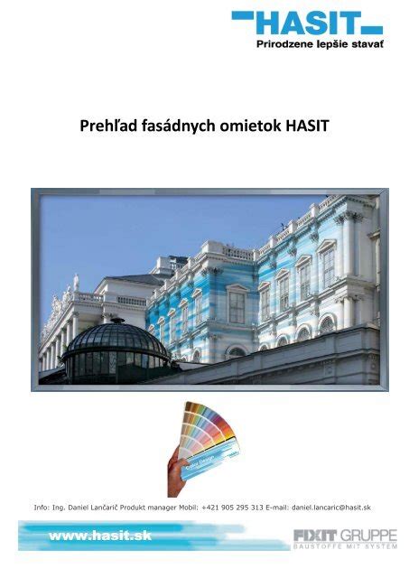 Ukážka fasádnych systémov a omietok