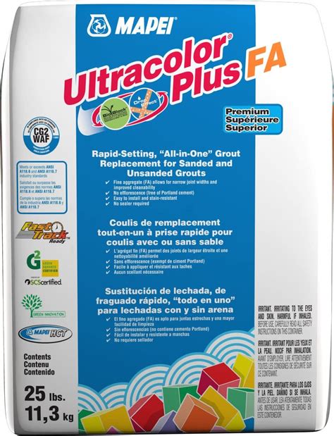 Balenie škárovacej malty Mapei Ultracolor Plus